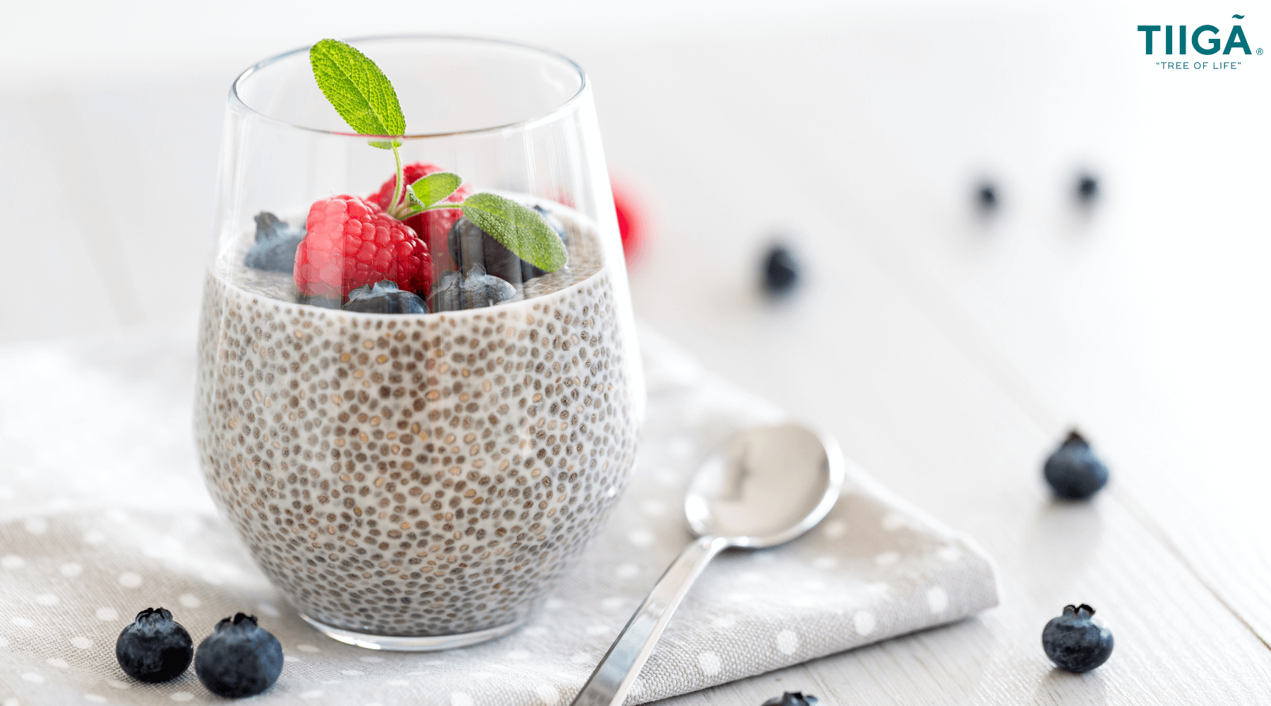 Gut-Loving Prebiotic Chia Pudding
 &ndash; Tiiga