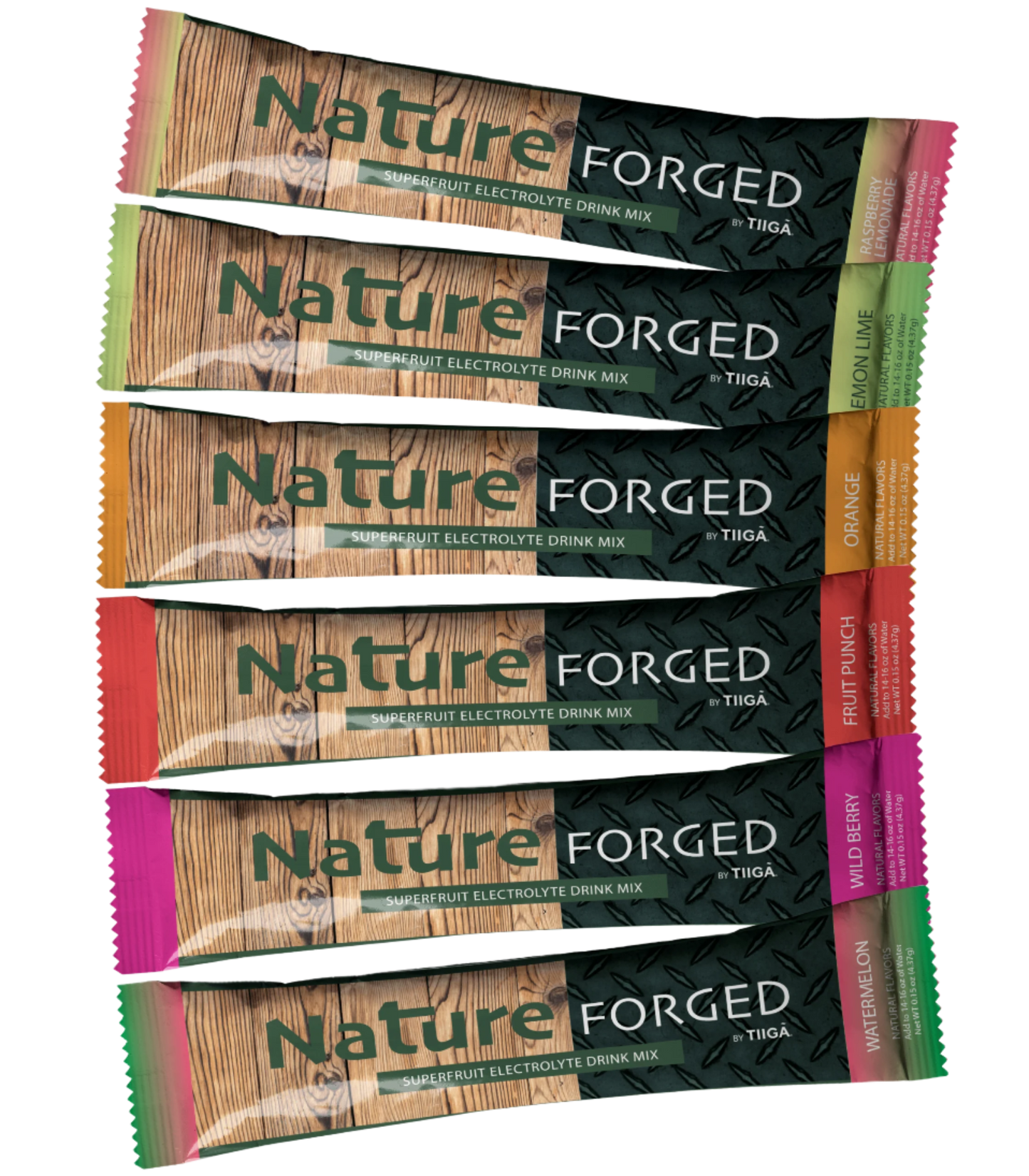 Nature Forged Zero Sugar Electrolyte Powder Drink Mix with Organic Baobab Fruit - Variety Pack