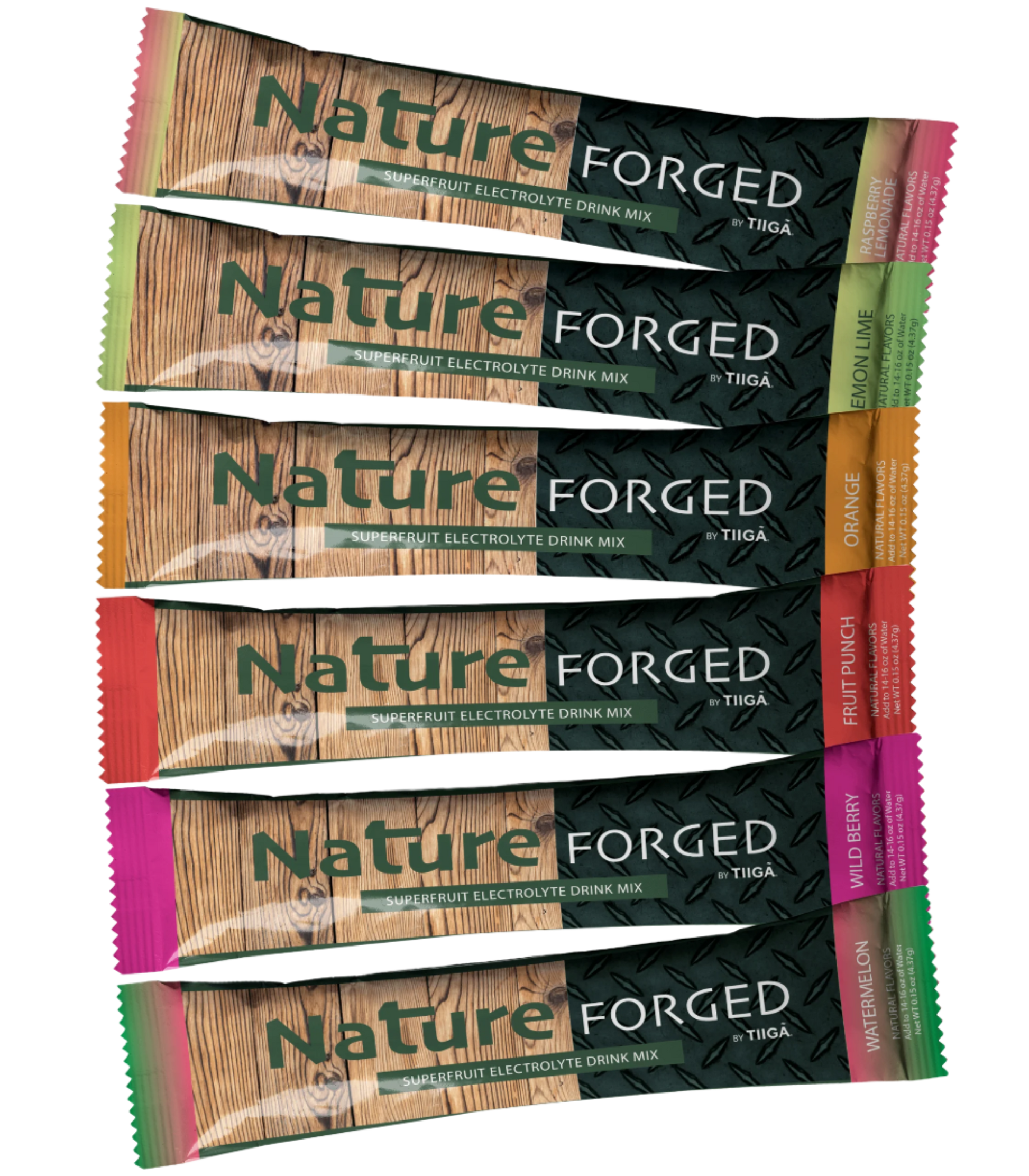 Nature Forged Zero Sugar Electrolyte Powder Drink Mix with Organic Baobab Fruit - Variety Pack