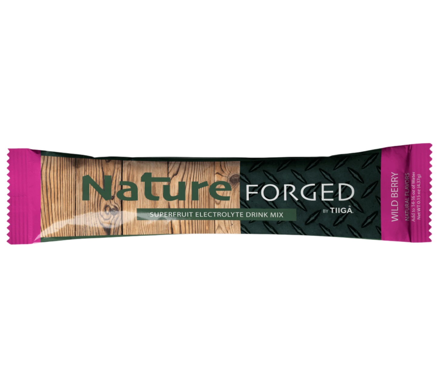 Nature Forged Zero Sugar Electrolyte Powder Drink Mix with Organic Baobab Fruit - Wild Berry