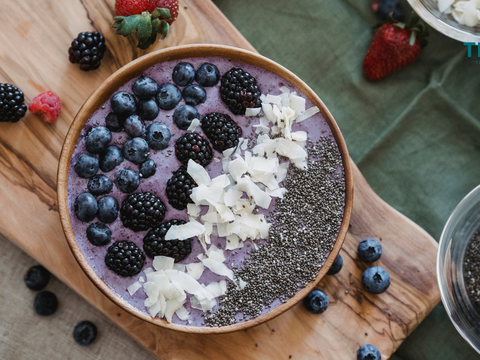 Prebiotic Smoothie Bowl with Organic Baobab