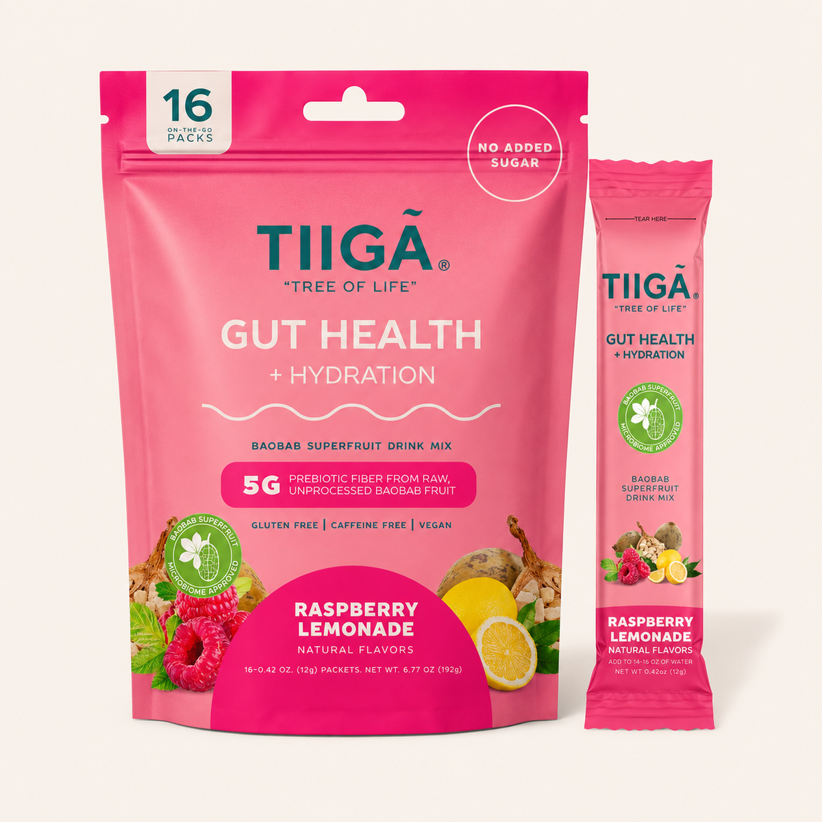 TIIGA Gut Health + Hydration | 16 Pack Bags