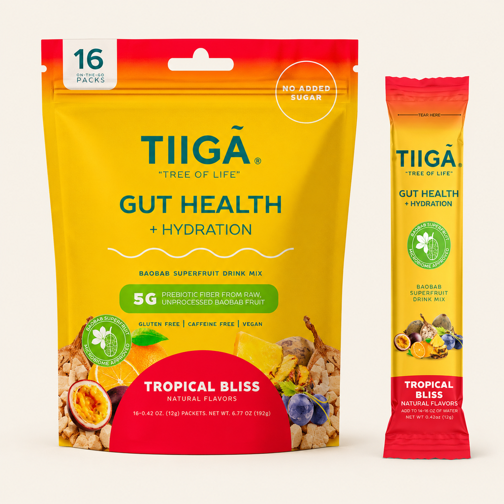 TIIGA Gut Health + Hydration | 16 Pack Bags