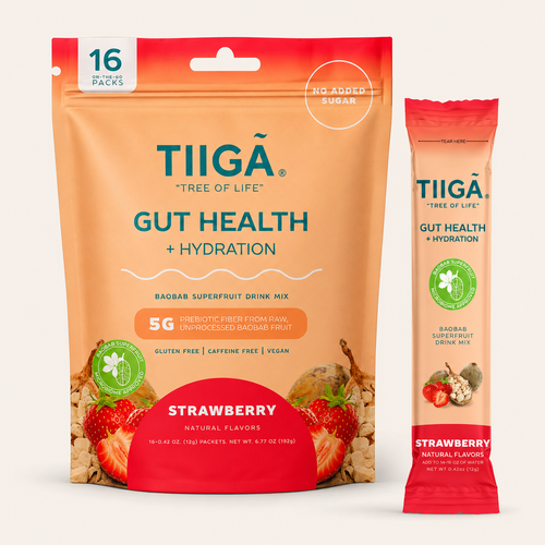 TIIGA Gut Health + Hydration | 16 Pack Bags