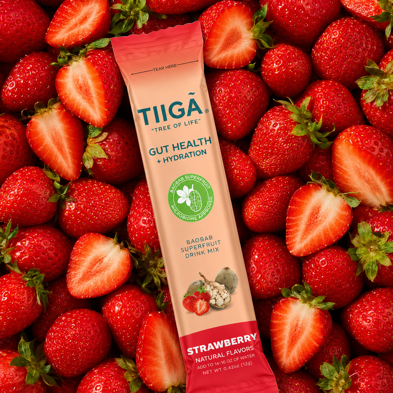TIIGA Gut Health + Hydration | 16 Pack Bags