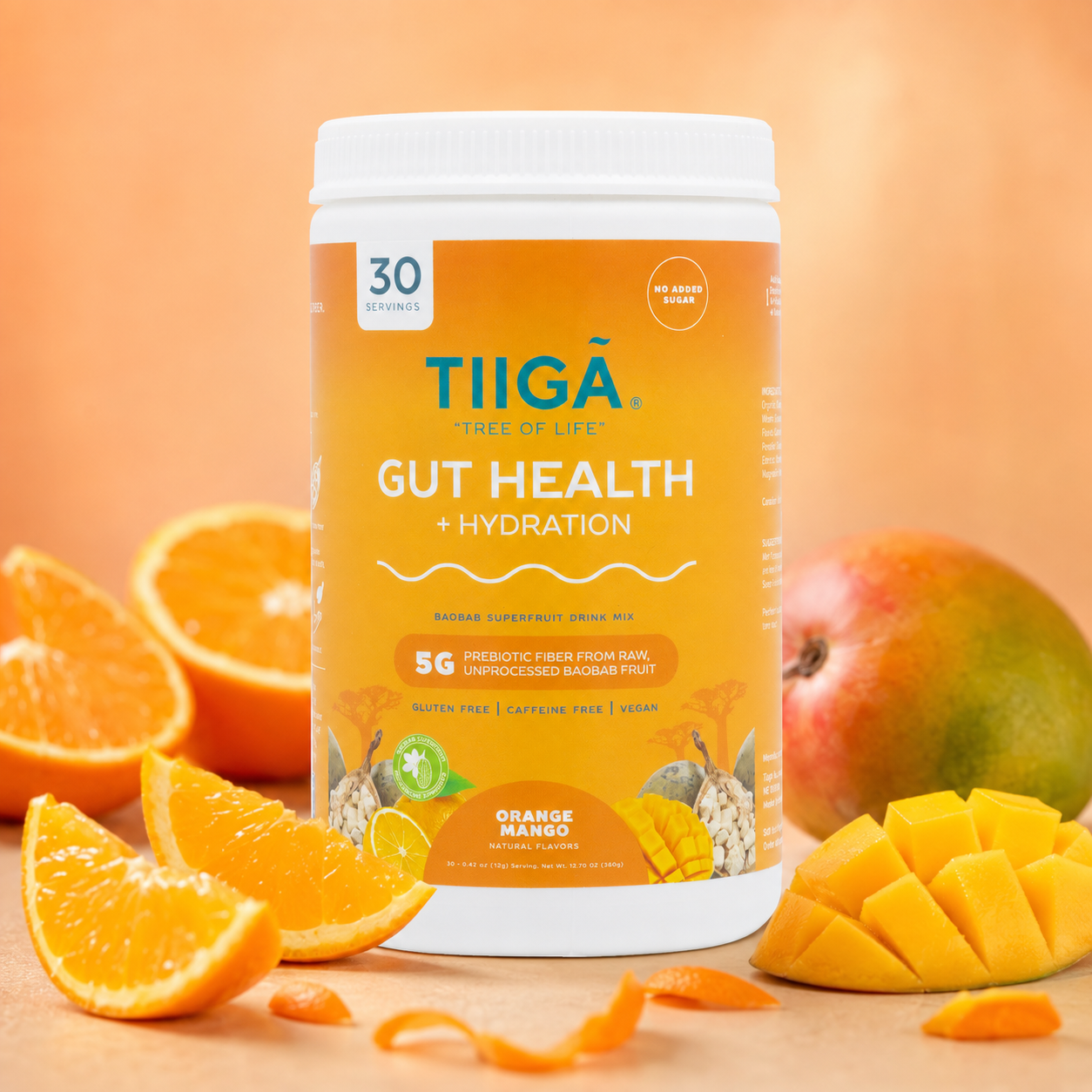 TIIGA Gut Health + Hydration | 30 Serving Tubs