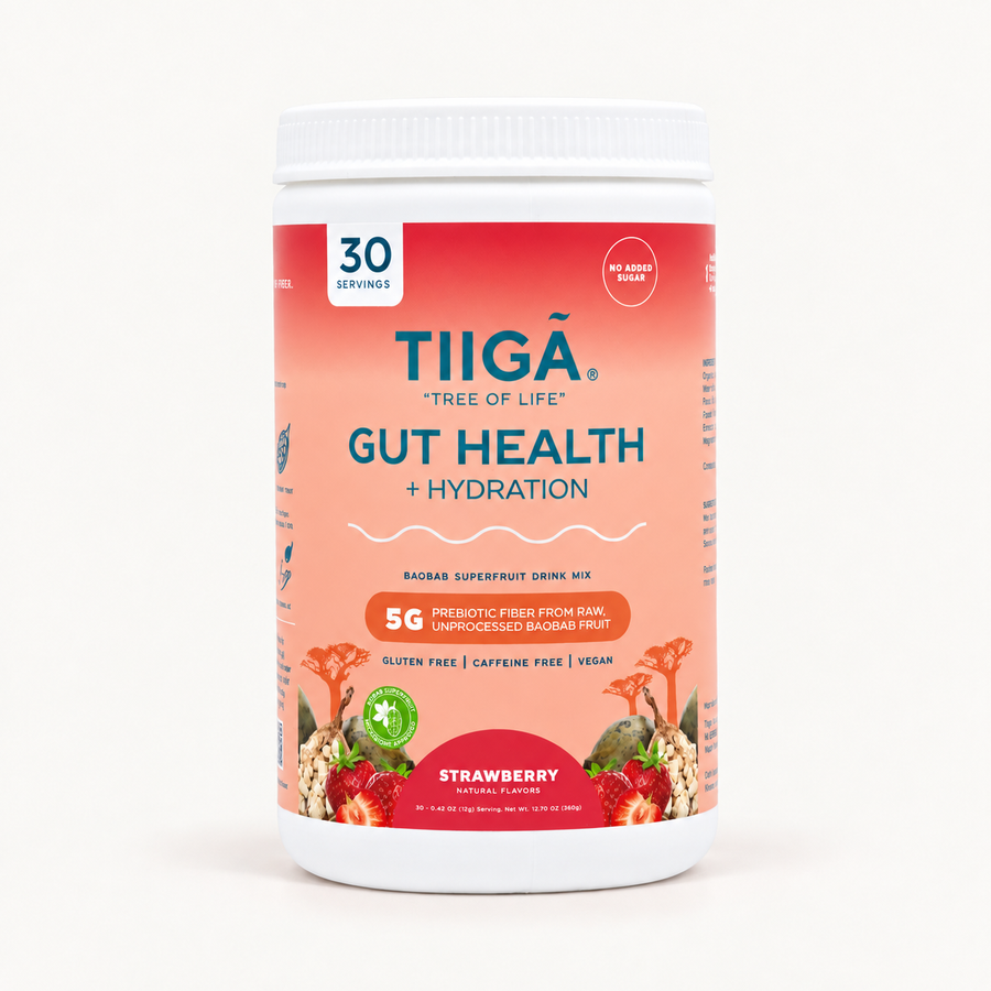 TIIGA Gut Health + Hydration | 30 Serving Tubs