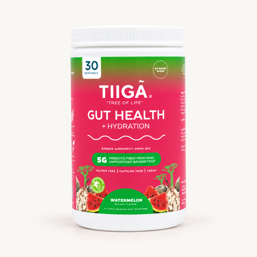 TIIGA Gut Health + Hydration | 30 Serving Tubs